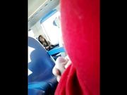 Sega davanti a ragazza in treno