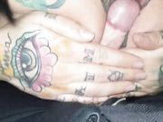 Bocchino e spagnola sorellastra tatuata troia