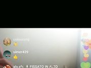 Troietta esibizionista Periscope