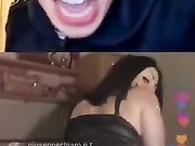 Ragazza italiana in quarante twerka live su Instagram