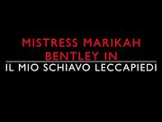 Marikah Bentley e il suo schiavo leccapiedi