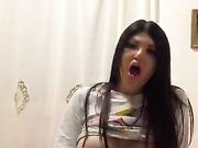 Pamela tettona si masturba live Periscope