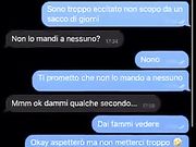 Ragazza italiana in quarantena si masturba su telegram