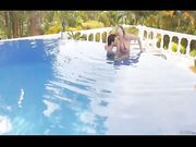 Martia Gold inculata in piscina