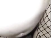 Porno amatoriale girato con fidanzata in calze a rete