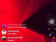 Ragazza italiana scopa live su instagram con dialoghi
