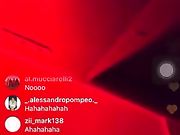 Ragazza italiana scopa live su instagram con dialoghi