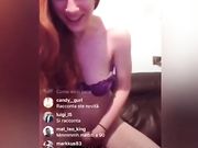 Ditalino rossa italiana in diretta instagram