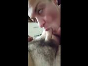 Lena mi fa un pompino mentre fuma