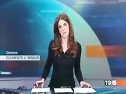 Tg5 upskirt della giornalista