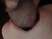 Ingoio fidanzata Pov con piercing alla lingua