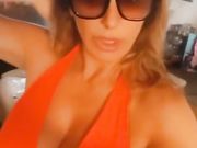 Sabrina Salerno prova costume