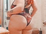 Culone rossa italiana Bbw