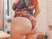 Culone rossa italiana Bbw