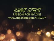 Lady Lulu Anal Dildo and Nylons Stockings POV