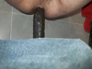 Dildo nel culo pieno di sborra dello scopamico