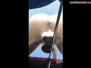  Sandra fa segare un guardone mentre si masturba in barca