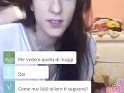 Flash culo ragazza italiana Periscope