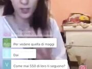 Flash culo ragazza italiana Periscope