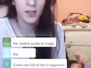 Flash culo ragazza italiana Periscope