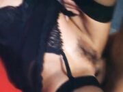 Video porno vintage Selen scopata in lingerie nera