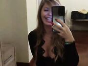 Selfie Milf italiana bionda fica
