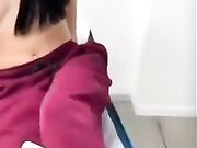 Sofia Crisafulli piercing al capezzolo