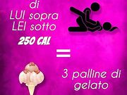 Sesso e calorie