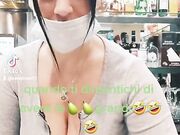 Sara Piras sexy barista sarda TikTok