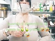 Sara Piras sexy barista sarda TikTok